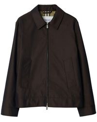Burberry - Harrington Cotton Shirt Jacket - Lyst