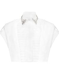 Philipp Plein - Cropped Blouse - Lyst