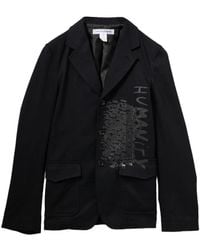 Comme des Garçons - Graphic-Print Blazer - Lyst