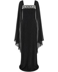 Temperley London - Robe Longue Pyramus À Ornements En Cristal - Lyst