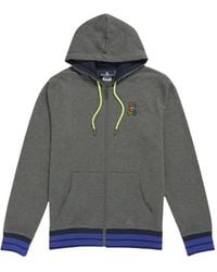 Psycho Bunny - Felpa Warwick Con Ricamo Logo E Cappuccio - Lyst