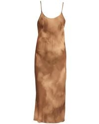 Masnada - Tie-Dye Sleeveless Midi Dress - Lyst