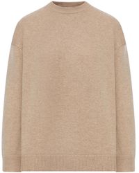Max Mara - Relaxed Fit Crew Neck Knit Sweater - Lyst