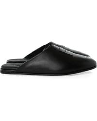 Givenchy - Logo-Patch Leather Mules - Lyst
