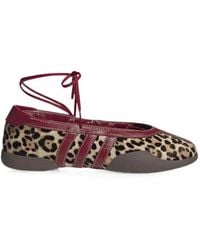 adidas - Mei Taekwondo Leopard-Print Lace-Up Sneakers - Lyst