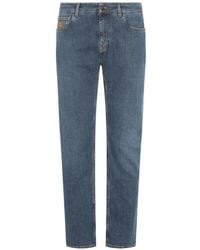 Etro - Pegasus-Embroidered Jeans - Lyst