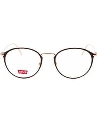Levi's - Brille Mit Rundem Gestell - Lyst