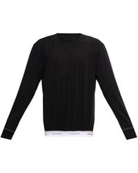 DSquared² - Logo-Waistband Long-Sleeve T-Shirt - Lyst