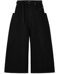 Sacai - Jupe En Jean À Taille Ceinturée - Lyst