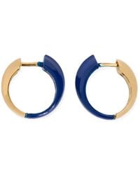Jil Sander - Logo Hoop Earrings - Lyst