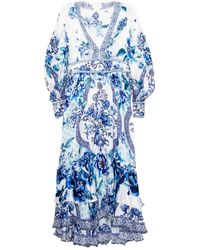 CAMILLA - Button Front Dress - Lyst