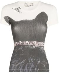 Blumarine - Short Sleeve Jersey T-Shirt - Lyst
