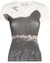 Blumarine - T-Shirt A Maniche Corte - Lyst