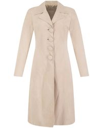 Dan Cassab - Grisi Single-Breasted Coat - Lyst