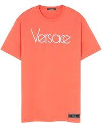 Versace - 1978 Re-Edition T-Shirt Met Logoprint - Lyst