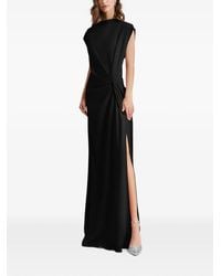 Gemy Maalouf - Loose-Cut Draping Maxi Dress - Lyst