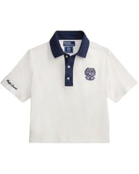 Polo Ralph Lauren - X Wimbledon Collection Embroidered-Crest Polo Shirt - Lyst