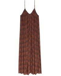 Zadig & Voltaire - Abito Lungo Con Stampa Paisley - Lyst
