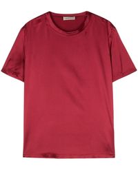 Blanca Vita - クルーネック サテンtシャツ - Lyst