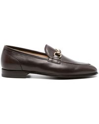SCAROSSO - Alessandra Leather Loafers - Lyst