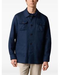 Brooks Brothers - Buttoned Linen Overshirt - Lyst