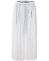 ELEH - Ruched-Effect Maxi Skirt - Lyst