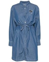 SPORT b. by agnès b. - Robe-Chemise À Patch Logo - Lyst