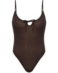 DSquared² - Bow-Detailing Bodysuit - Lyst