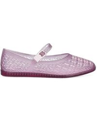 Melissa - Ballerines Harper À Effet Tressé Et Boucle - Lyst