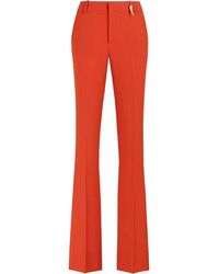 Roberto Cavalli - Tiger Tooth-Detailed Flared Trousers - Lyst
