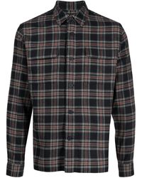 Vince - Chemise Kingston En Coton À Carreaux - Lyst