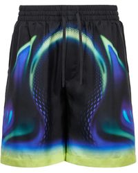 CASABLANCA - Drawstring-Waist Print Shorts - Lyst