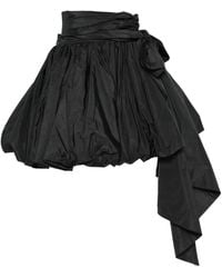 Blumarine - Minijupe Ballon Drapée - Lyst