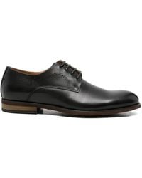 SERGIO MORETTI FIRENZE - Perforated-Detail Lace-Up Fastening Derby Shoes - Lyst