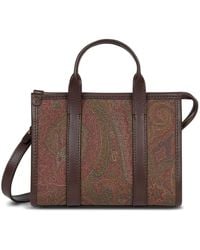 Etro - Mini Paisley-Jacquard Tote Bag - Lyst