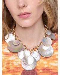 Rabanne - Shell-Discs Necklace - Lyst