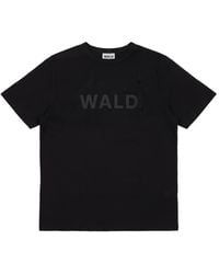 Waldi - Logo-Print Distressed T-Shirt - Lyst