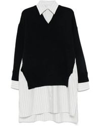 Stella McCartney - Robe Midi À Col Ras Du Cou - Lyst