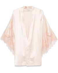 Carine Gilson - Caudry レース シルクローブ - Lyst