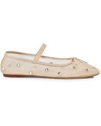 Loeffler Randall - Leonie Crystal-Embellished Ballet Flats - Lyst