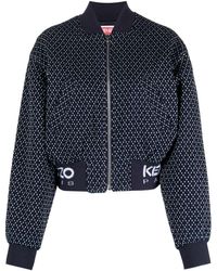 KENZO - Sashiko Stitch Bomber Jacket - Women's - Polyester/polyamide/cotton - Lyst
