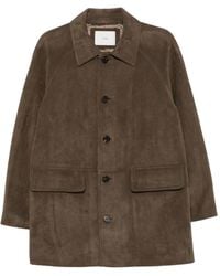 DUNST - Raglan-Sleeve Button-Up Coat - Lyst
