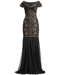 Tadashi Shoji - Gestreepte Jurk - Lyst