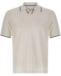 Kangra - Contrast-Piping T-Shirt - Lyst