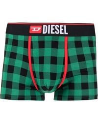 DIESEL - Umbx-Damien Checked Boxers - Lyst