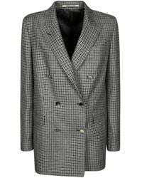 Tagliatore - Double-Breasted Wool Blend Jacket For - Lyst