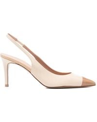 Festamilano - Cap-Toe Slingback Pumps - Lyst