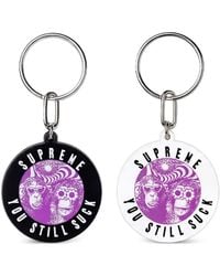 Supreme - You Still Suck Graphic-Print Keyring - Lyst
