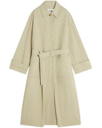 Maison Kitsuné - Belted Trench Coat - Lyst