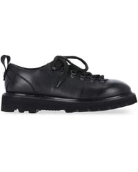 Premiata - Leather Lace-Up Derby Shoes - Lyst